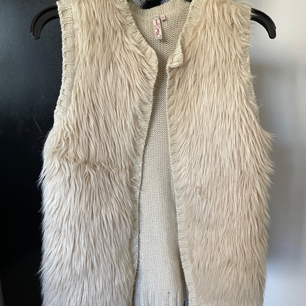 Fluffy vest